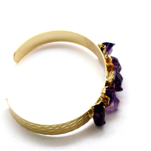 Bracelet en améthyste naturelle – Image 5