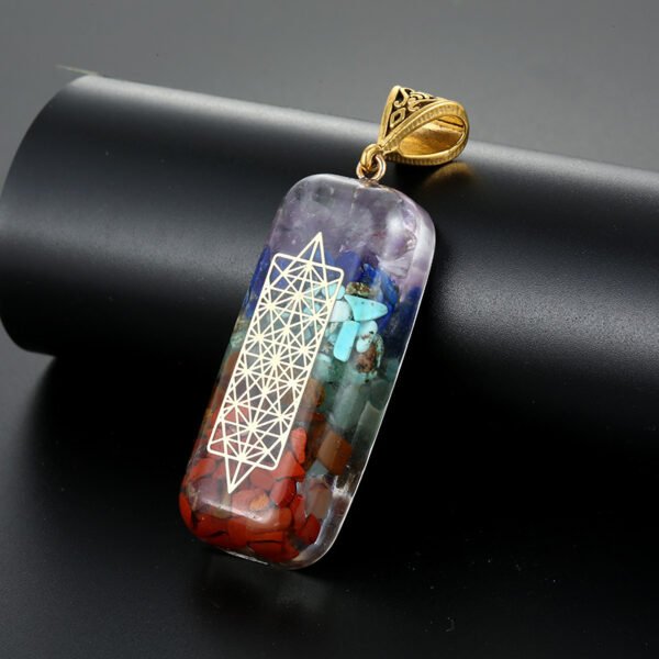 Pendentif en cristal d'énergie de guérison Reiki en pierre naturelle pour le yoga, la méditation spirituelle – Image 5