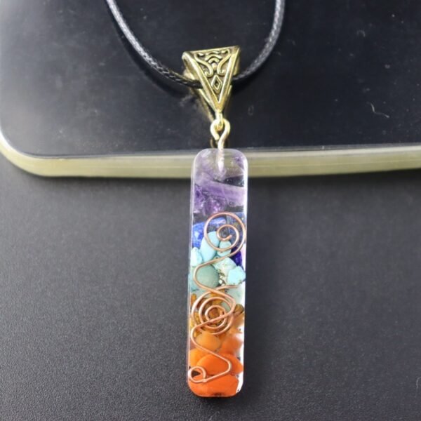 Pendentif en cristal d'énergie de guérison Reiki en pierre naturelle pour le yoga, la méditation spirituelle – Image 7