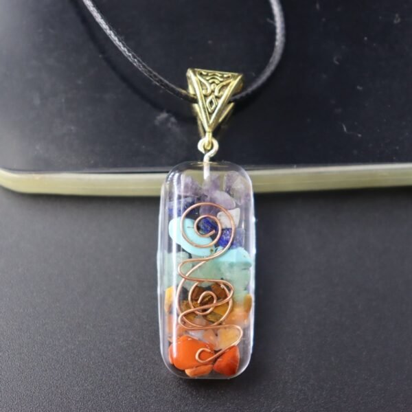 Pendentif en cristal d'énergie de guérison Reiki en pierre naturelle pour le yoga, la méditation spirituelle – Image 8