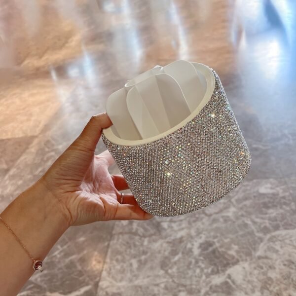 Seau Rotatif pour Pinceaux de Maquillage – Organisation & Élégance