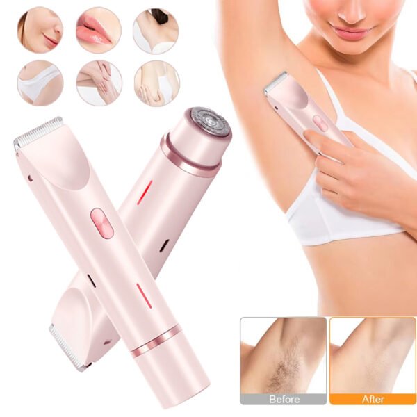 Tondeuse Rasoir 2 en 1 pour Femmes – Précision & Douceur Sans Irritation