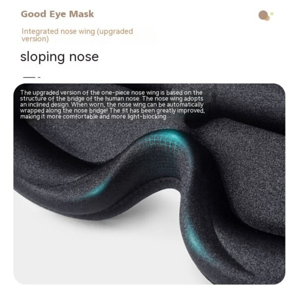 Masque de Nuit 3D Confortable – Sommeil Profond & Repos Optimal – Image 5