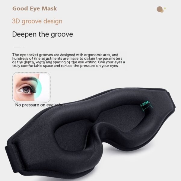 Masque de Nuit 3D Confortable – Sommeil Profond & Repos Optimal – Image 9